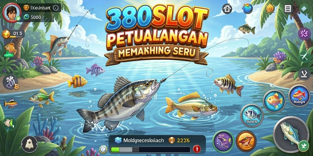 Gameplay menarik di 380SLOT dengan berbagai ikan yang dapat ditangkap.