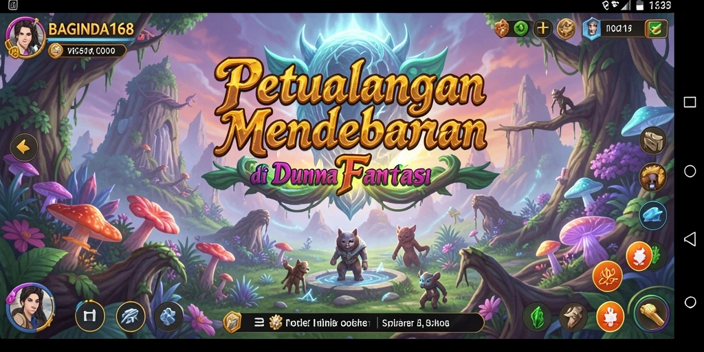 Tampilan gameplay petualangan yang menarik dan penuh aksi.