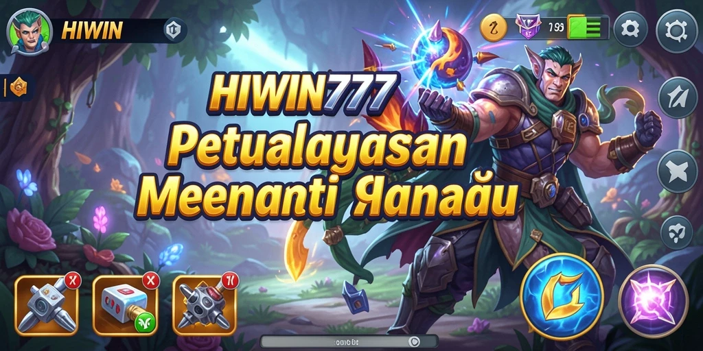 Tampilan gameplay seru di dunia petualangan HIWIN777.