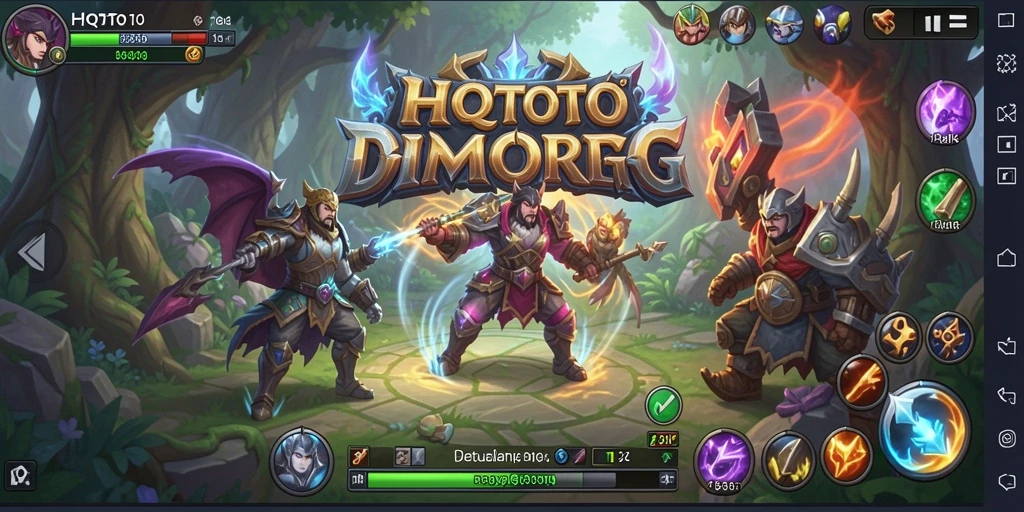 Gameplay epik HQTOTO dengan grafis menakjubkan dan pertarungan seru.