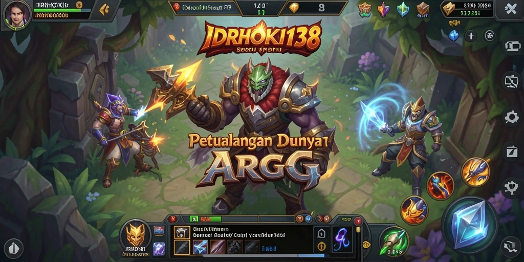 Tampilan gameplay ARPG yang seru dan mendebarkan di IDRHOKI138.