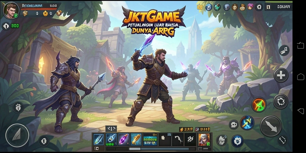 Gameplay JKTGAME yang memukau dengan grafis dan aksi seru.