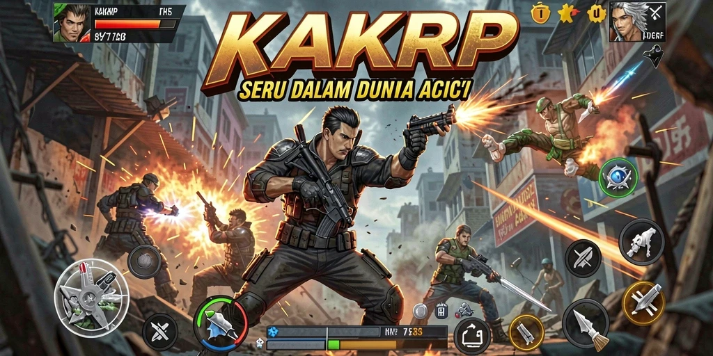 Tampilan gameplay seru dari KAKRP yang memukau.
