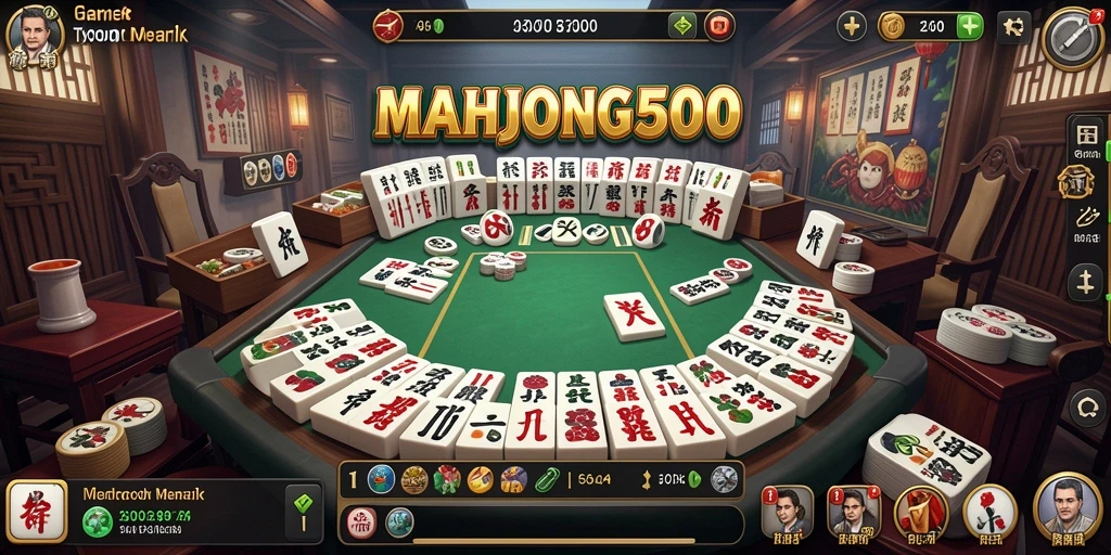 Tampilan gameplay Tycoon yang menarik di MAHJONG500