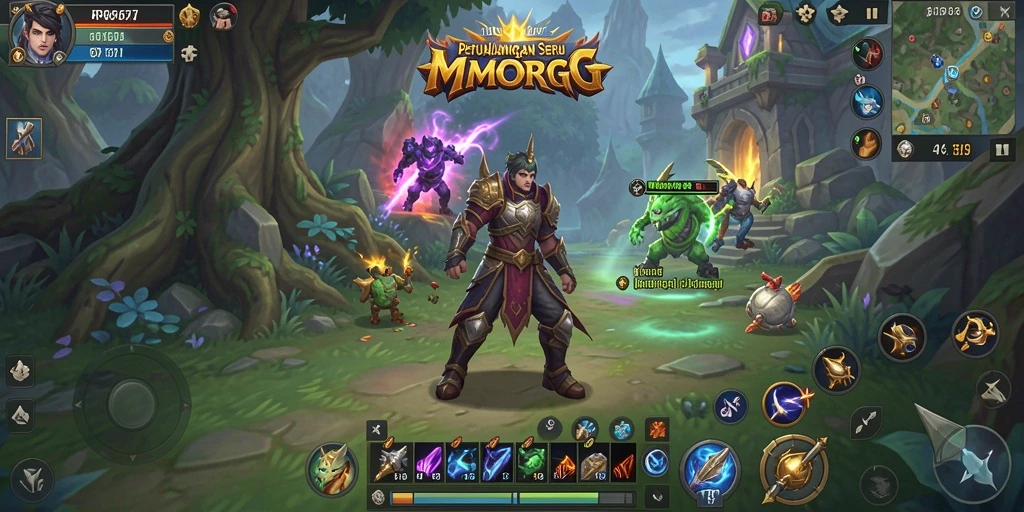 Gameplay seru di dunia RP6677 yang mendebarkan.