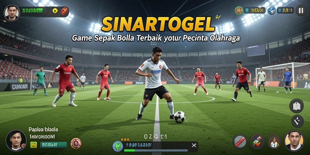 Screenshot gameplay <strong>SINARTOGEL</strong> yang menampilkan aksi seru di lapangan.