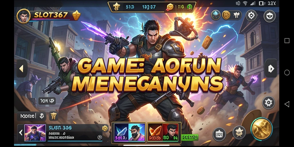 Screenshot utama menunjukkan aksi seru dalam permainan SLOT367.