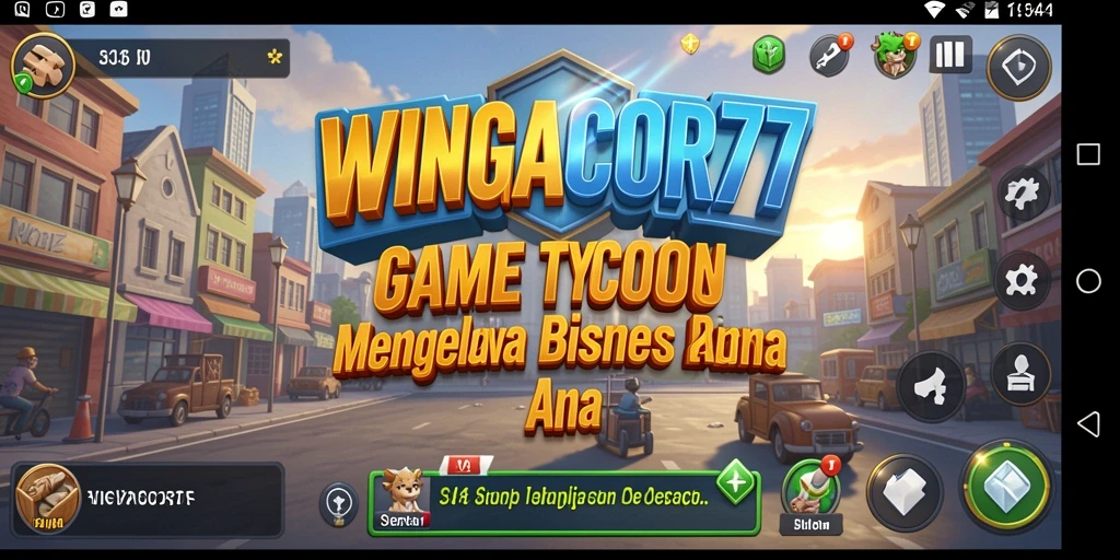 Gameplay menarik <strong>WINGACOR77</strong> dengan banyak pilihan strategi bisnis.