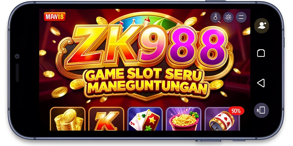 Tampilan gameplay menarik pada game Slot ZK988.